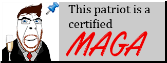 MAGA badge